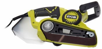 Ленточная шлифмашина Ryobi EBS 800 V в кейсе