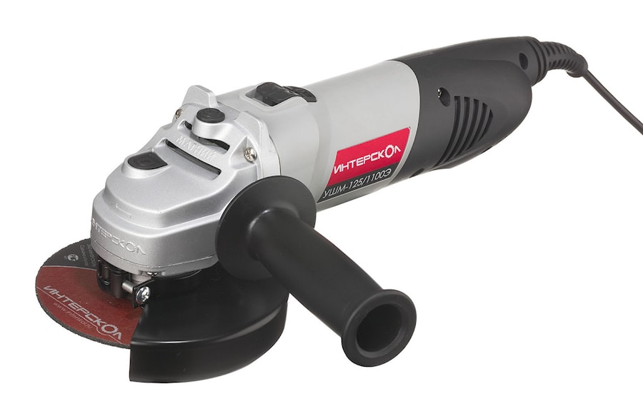 Угловая шлифмашина (болгарка) Интерскол УШМ-125/1100Э