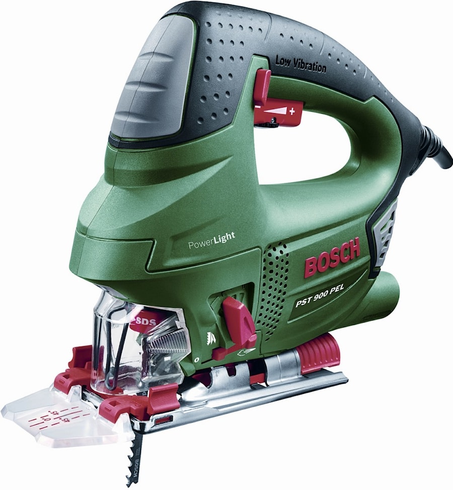 Электролобзик Bosch PST 900 PEL (+11 пилок) (0 601 3AO 201)