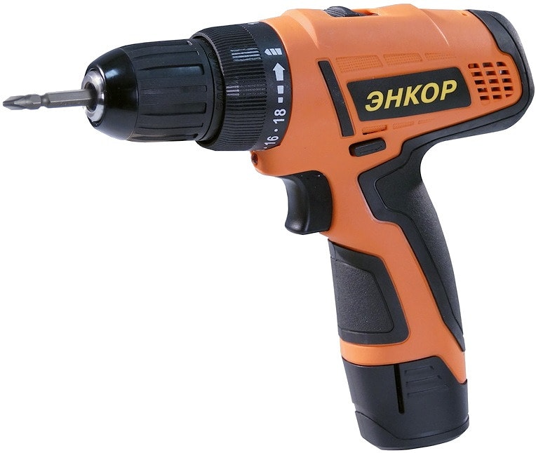 Аккумуляторный шуруповерт ЭНКОР ДША-2 12ЭР/10Л