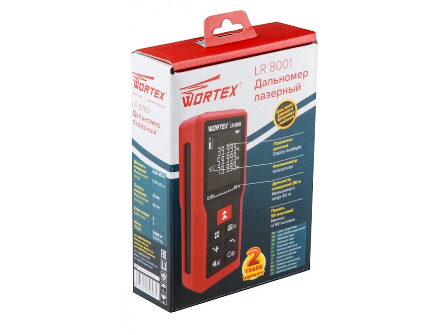 Дальномер лазерный WORTEX LR 8001