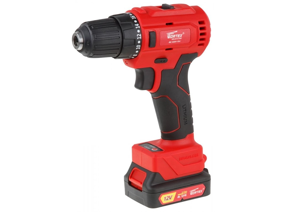 Аккумуляторный шуруповёрт WORTEX BD 1220-1 DLi